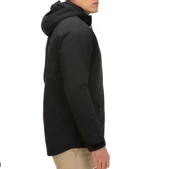 Hurley Men's Black Slammer Puffer Jacket Winter Size Large EUC Winter Warm - Picture 3 of 14